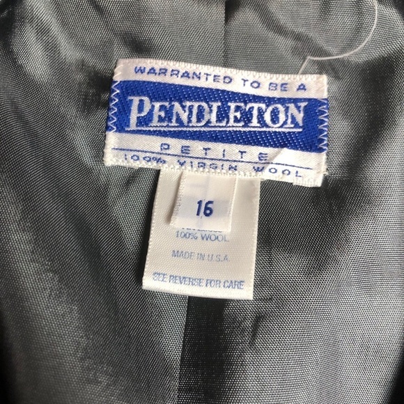 Pendleton Vintage Grey Women’s Peacoat 16 - Picture 3 of 5